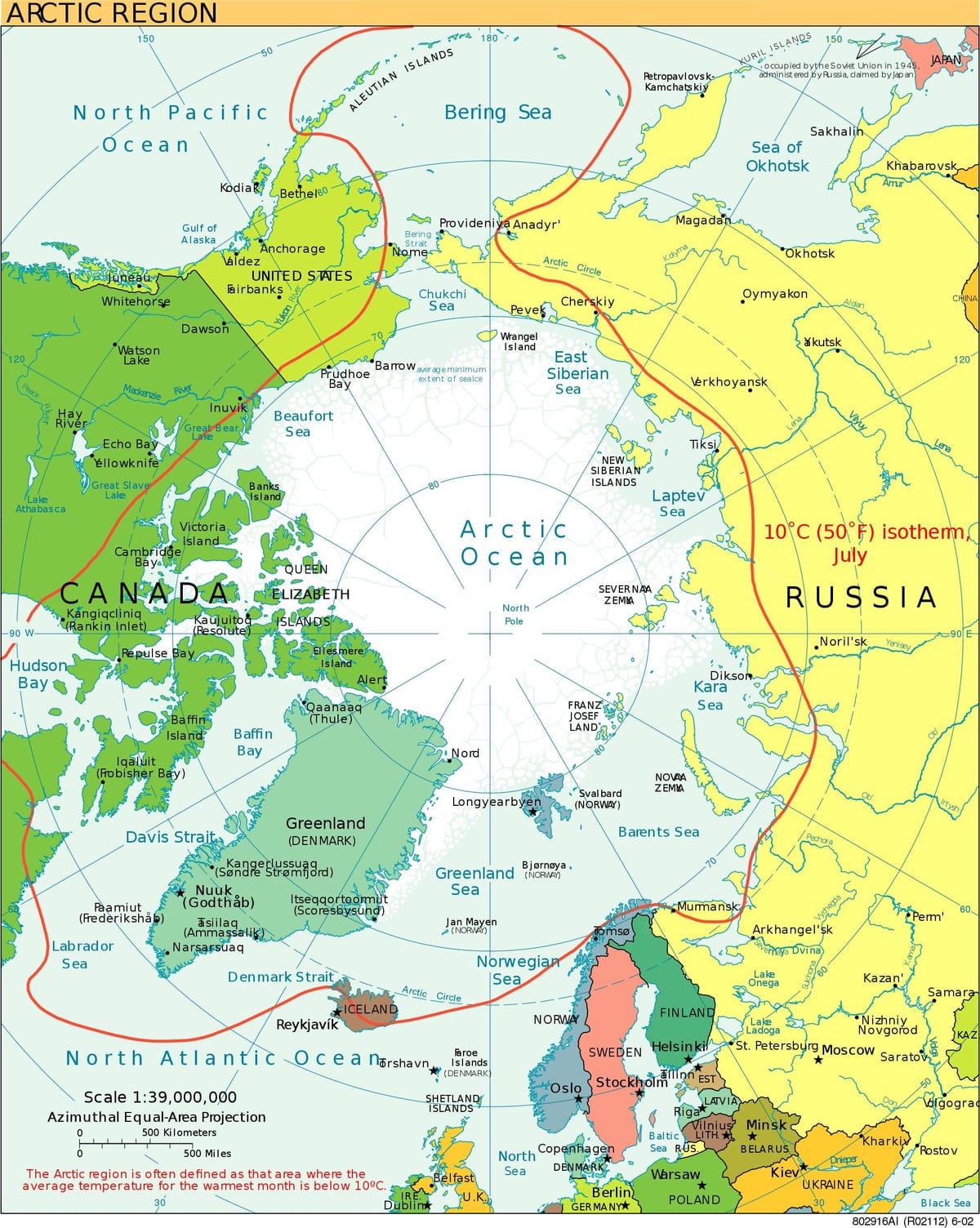 зоны карте Дании